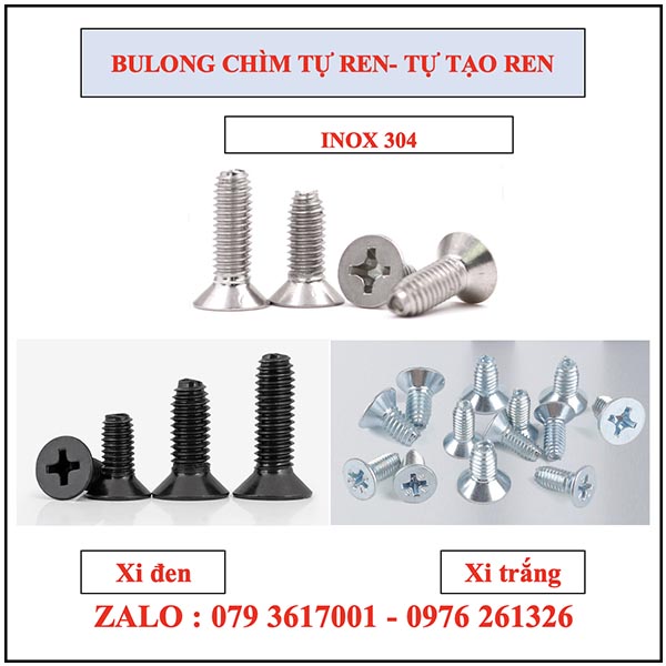 BULONG CHÌM TỰ REN - TỰ TẠO REN - TỰ TARO REN